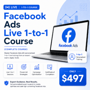 Facebook Ads Live 1 to 1 Complete Course